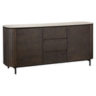 Ritz Brown Oak & Ceramic Top Sideboard by Richmond Interiors