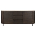 Ritz Brown Oak & Ceramic Top Sideboard by Richmond Interiors