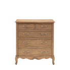 Chic Weathered 5 Drawer Chest of Drawers by Abode