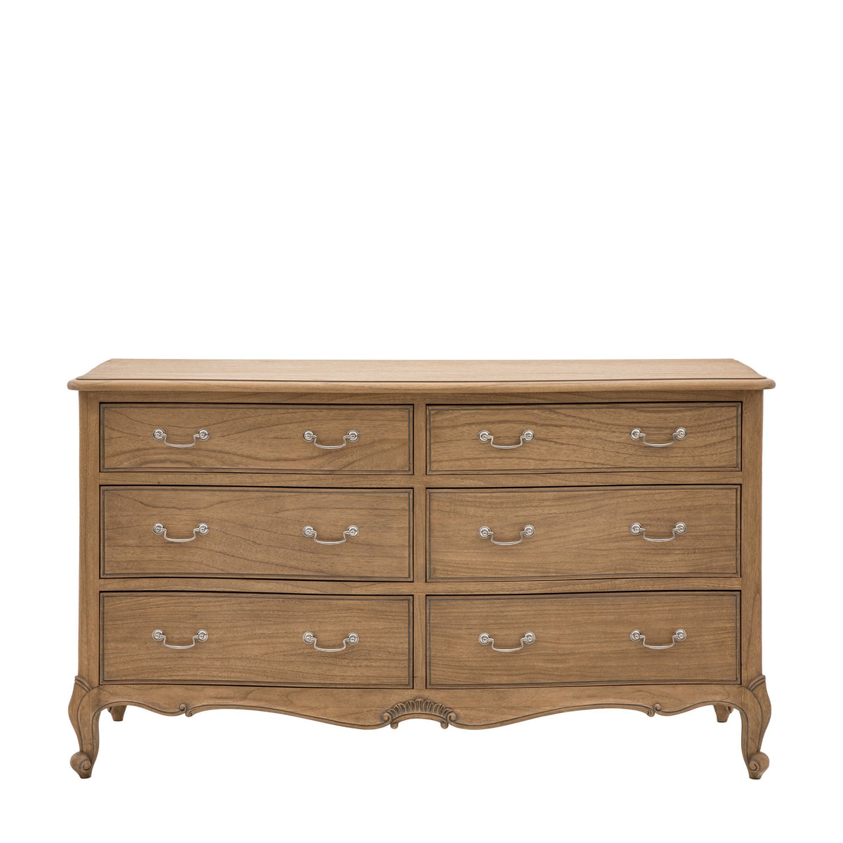 Chic Weathered 6 Drawer Chest of Drawers by Abode