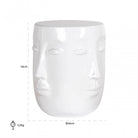 Christy White End Table by Richmond Interiors