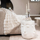 Christy White End Table by Richmond Interiors
