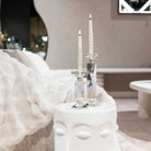 Christy White End Table by Richmond Interiors