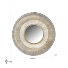 Aliza Brushed Gold Mirror 101cm by Richmond Interiors