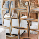 Badia Gold Squares Mirror by Richmond Interiors