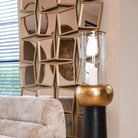 Badia Gold Squares Mirror by Richmond Interiors