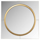 Briana Gold Round Mirror by Richmond Interiors
