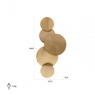 Colin Brushed Gold Wall Light by Richmond Interiors