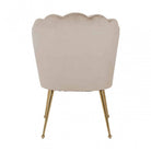 Pippa Khaki Velvet Gold Chair by Richmond Interiors