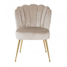 Pippa Khaki Velvet Gold Chair by Richmond Interiors