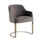 Hadley Brushed Gold Velvet Chair by Richmond Interiors