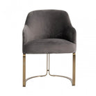 Hadley Brushed Gold Velvet Chair by Richmond Interiors
