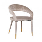 Gia Khaki Velvet Chair by Richmond Interiors