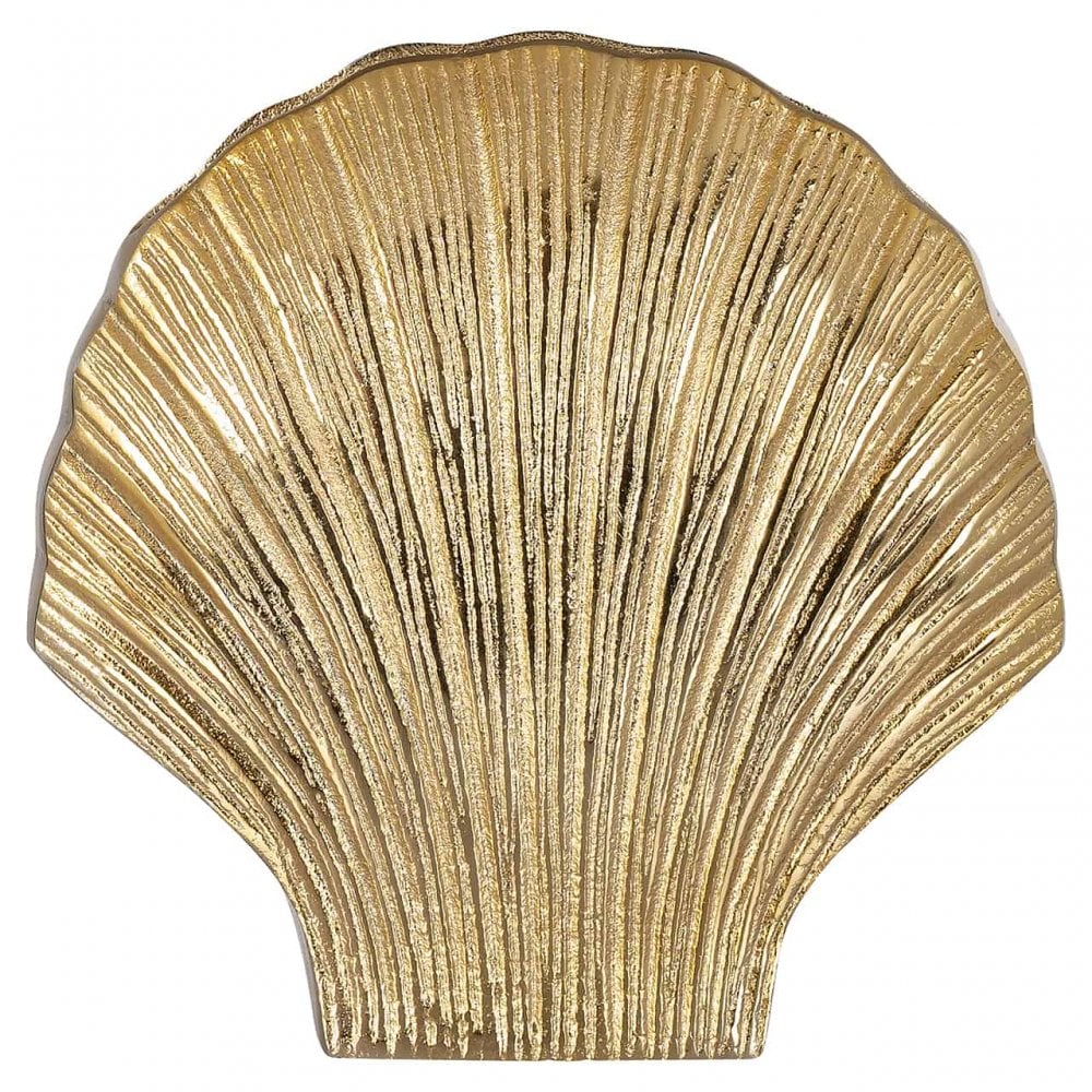 Noé Gold Shell Vase - Small – Decorum Interiors