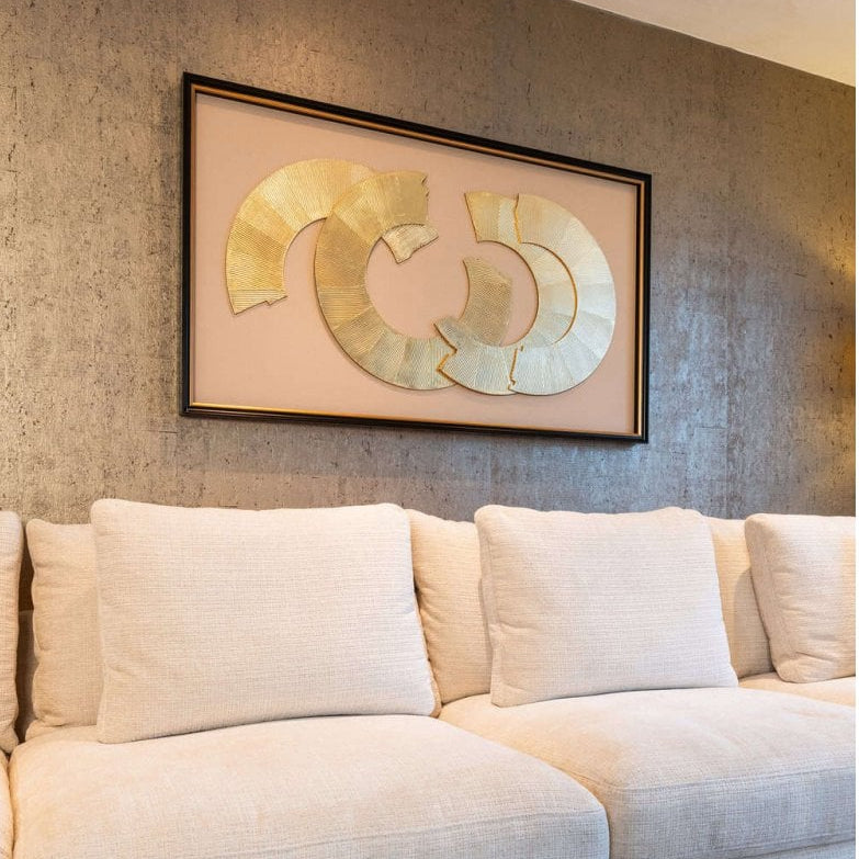 Eden Black & Gold Wall Art by Richmond Interiors