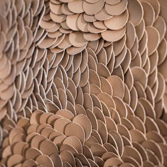 Bloom Gold Textured Round Wall Art by Richmond Interiors