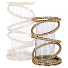 Jaden Small Brushed Gold Hurricane by Richmond Interiors