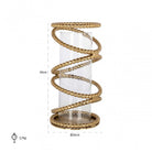 Jaden Large Brushed Gold Hurricane by Richmond Interiors