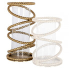 Jaden Large Brushed Gold Hurricane by Richmond Interiors