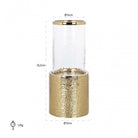 Marlou Small Gold Hurricane by Richmond Interiors