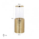 Marlou Large Gold Hurricane by Richmond Interiors