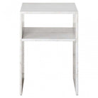 Moran Beige & White Marble Side Table by Richmond Interiors