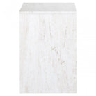 Moran Beige & White Marble Side Table by Richmond Interiors