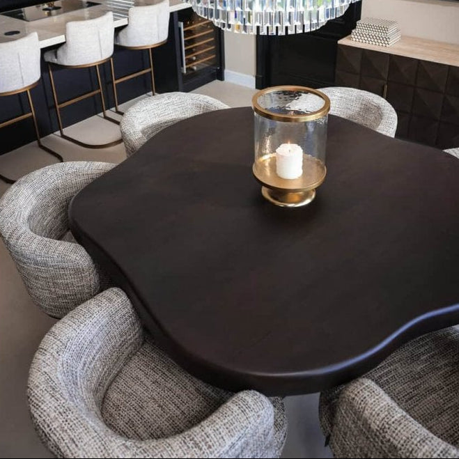 Sherman Organic Brown Dining Table by Richmond Interiors