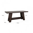 Menara Brown Counter Dining Table - 220cm by Richmond Interiors
