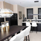 Menara Brown Counter Dining Table - 220cm by Richmond Interiors