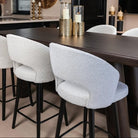 Menara Brown Counter Dining Table - 220cm by Richmond Interiors