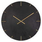 Bilal Black Gold Clock by Richmond Interiors