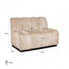 Hillpark Lovely Beige Dining Bench by Richmond Interiors