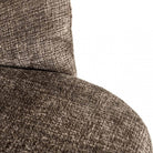Zendaya Stone Chenille Swivel Chair by Richmond Interiors