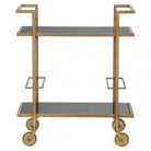 Xo Brushed Gold Drinks Trolley by Richmond Interiors