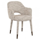 Donnatella Trendy Natural Woven Fabric Chair by Richmond Interiors