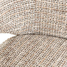 Donnatella Trendy Natural Woven Fabric Chair by Richmond Interiors