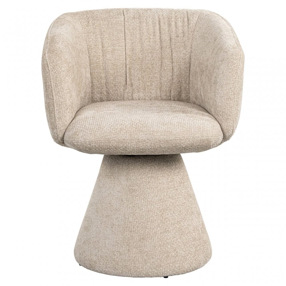 Madeline Unicorn Cream Swivel Chair by Richmond Interiors