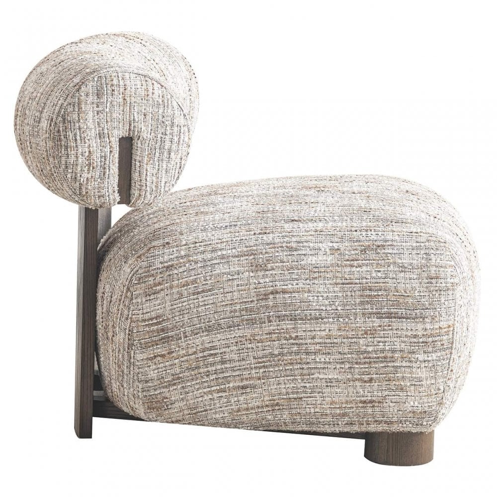 Arabella Greige Coco Lounge Chair by Richmond Interiors