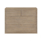 Wickham Ribbed Oak Wood Chest of Drawers by D.I. Designs