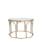 Canterbury Gold & Glass Coffee Table by Abode