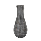 Enya Fluted Vase Large Antique Grey by Abode