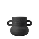 Gorki Small Black Cement Vase by Abode