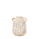 Ica Small Vase Earthy White by Abode