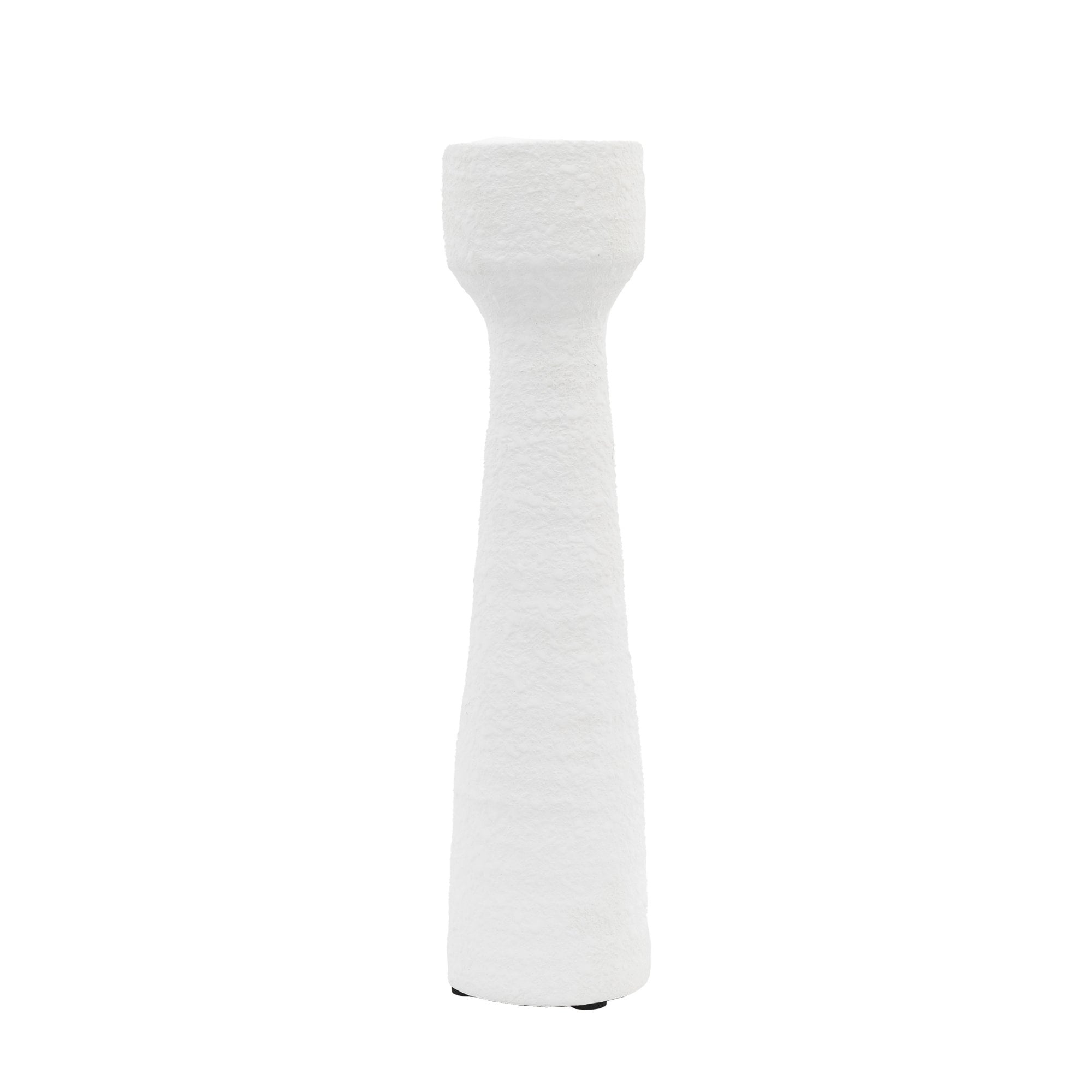 Luna Candlestick Small White (Set of 2) by Abode