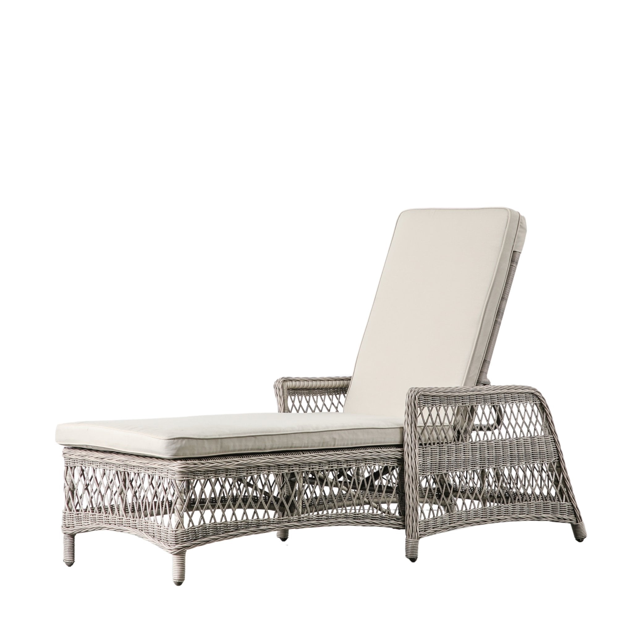 Menton Country Lounger Stone by Abode