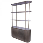 Belvedere Aged Gold Shelving Unit With Storage by Libra Interiors