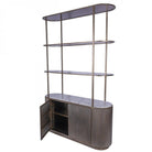 Belvedere Aged Gold Shelving Unit With Storage by Libra Interiors