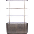 Belvedere Aged Gold Shelving Unit With Storage by Libra Interiors