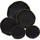Arlow 5 Disc Black Metal Wall Art by Libra Interiors